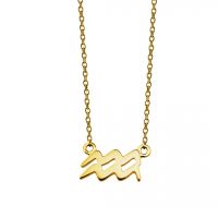 JWLS4U | Zodiac Sign Necklaces Gold 11